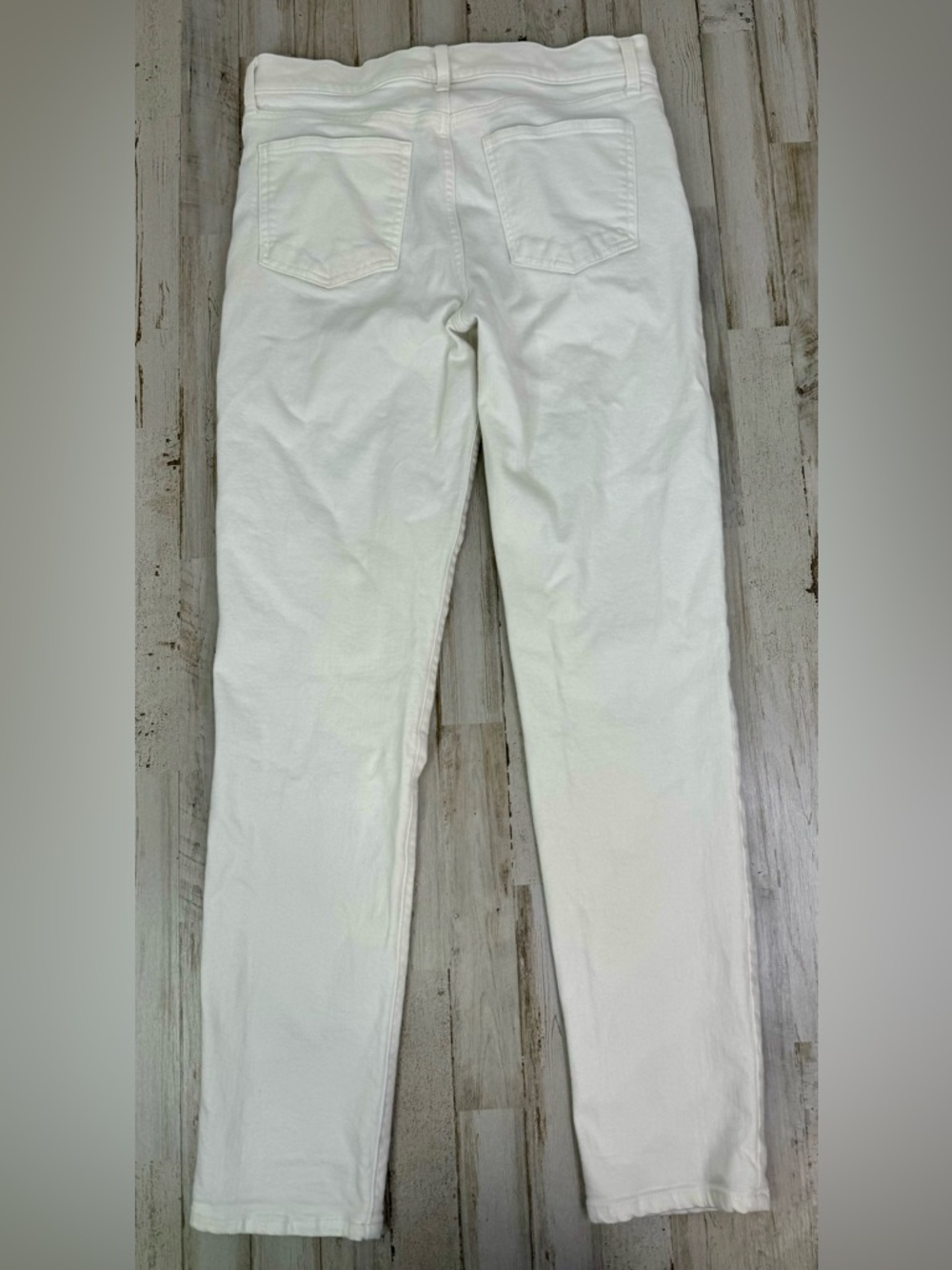 Gap Girlfriend Mid Rise Jean 27| 4T  White Jeans - Picture 10 of 12